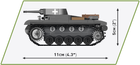 Klocki konstrukcyjne Cobi II Wojna Światowa Czołg Panzer II 250 elementów (COBI-2718) - obraz 5