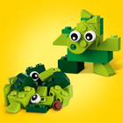 Zestaw klocków LEGO Classic Zielone klocki kreatywne 60 elementów (11007) - obraz 9