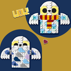 Zestaw klocków LEGO DOTs Hedwiga. Pojemnik na długopisy 518 elementów (41809) - obraz 4