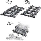 Zestaw LEGO City Rails 20 części (60205) - obraz 6
