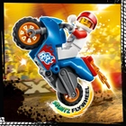 Zestaw klocków LEGO City Stuntz Rakietowy motocykl kaskaderski 14 elementów (60298) - obraz 7