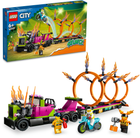 Конструктор LEGO City Stuntz Завдання із каскадерською вантажівкою та вогняним колом 479 деталей (60357) - зображення 6