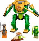 Zestaw klocków LEGO NINJAGO Mech Ninja Lloyda 57 elementów (71757) - obraz 2