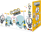 Dziecięca hulajnoga-transformator 2 w 1 Smoby Toys z metalową ramą trójkołowiec Szary (7600750612) - obraz 11