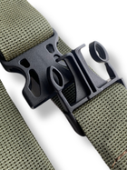 Триточковий збройовий ремінь/Ремінь для зброї АК. Олива - зображення 3