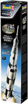 Zmontowany model pojazdu nośnego Revell Saturn 5 misji Apollo 11. Z okazji 50. rocznicy lądowania na Księżycu. Skala 1:96 (03704)