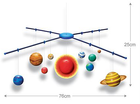 Wiszący model 3D Układu Słonecznego zrób to sam 4M (4M-5520) - obraz 5
