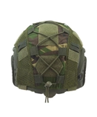 Чохол на шолом/кавер KOMBAT UK Tactical Fast Helmet COVER Uni зелений хакі (kb-tfhc-dpm) - изображение 2