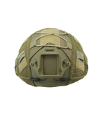 Чохол на шолом KOMBAT Tactical Fast Helmet COVER Uni койот (kb-tfhc-coy) - зображення 4