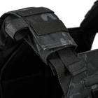 Бронированный жилет UKRTAC Black Multicam плитоноска Molli с пластинами 6 класс защиты ДСТУ Сертифицировано - изображение 9