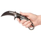 Нож складной керамбит Skif Plus Cockatoo (длина: 200мм, лезвие: 82мм, черное), черный - изображение 5