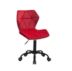 Кресло офисное Onder Mebli TORINO Б-Т КРАСНЫЙ В-1016 без протектора колес 260 BK - OFFICE