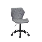Офісне крісло Onder Mebli TORINO ЕК. СІРИЙ 1001 без протектора колес 260 BK - OFFICE
