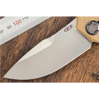 Нож складной Zero Tolerance 0308 (длина: 225мм, лезвие: 96мм), коричневый - изображение 2
