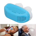 Антихрап SNORE CEASING Блакитний Кліпса від хропіння для носа покращення сну ефективно пом'якшує астму - зображення 4
