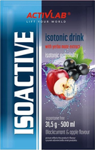 Напій ізотонічний ActivLab Isoactive функціональний Чорна смородина-яблуко 31.5 г (5907368811611) - зображення 1