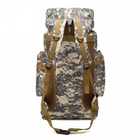 Тактичний армійський похідний рюкзак для військових на 80 л, 70x33x15 см - зображення 6