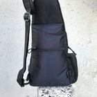 Чоловіча тактична сумка рюкзак METR+ армійська барсетка бананка на одній лямці USB вихід 33х18х10 см - зображення 6
