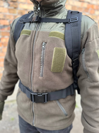 Тактический военный рюкзак с подсумками Military военный рюкзак водоотталкивающий 50 л 52 х 32 х 22 см Черный - изображение 5