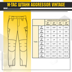 Брюки Aggressor Vintage M-Tac Койот 34 - изображение 13