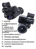 Монокуляр ночного видения с компасом и креплением на шлем Azimut NVG10 - изображение 5