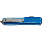 Нож Microtech Ultratech Drop Point Stonewash Distressed Blue (121-10DBL) - изображение 3