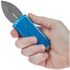 Нож Microtech Exocet Double Edge Stonewash Distressed Blue (157-10DBL) - изображение 5