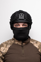 Комплект кавер (чехол) для шлема Fast и подсумок карман (противовес) для аксессуаров на кавер, Черный - изображение 4