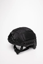 Комплект кавер (чехол) для шлема Fast и подсумок карман (противовес) для аксессуаров на кавер, Черный - изображение 6