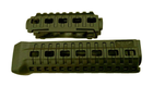Цевье DLG Tactical (DLG-133) для АК-47/74 c 1-ой планкой Picatinny + слоты M-LOK (полимер) олива - изображение 6