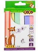 Мел кольоровий квадратний 12 шт. KIDS Line ZB.6703-99