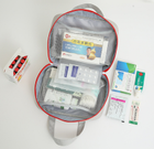 Органайзер-сумка для лекарств "STANDART MAXI". Размер 24х17х8 см. Красная - изображение 4