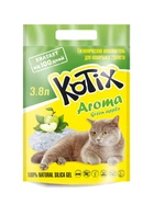 Наповнювач для котячого туалету Kotix Aroma Green Apple силікагелевий вбирний 3.8 л (1.8 кг) (6930095837455)