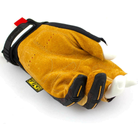 Тактические перчатки Mechanix Wear M-Pact Leather Fingerless Framer без трёх пальцев - изображение 8