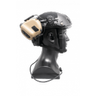 Активні навушники EARMOR M32H for ARC Helmet Rails койот - зображення 3