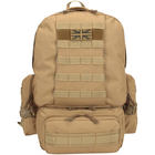 Рюкзак тактический Kombat UK Expedition Pack (50 л) койот - изображение 2