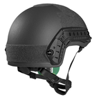 Набор индивидуальной защиты: шлем каска FAST NIJ IIIА Черная M-L + плитоноска Warmor Gen.3 c полным набором подсумков + комплект облегченных керамических плит 6 кл. ДСТУ - изображение 4