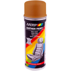Краска (эмаль) для окрашивания кожи Motip Leather Paint, 200 мл Аэрозоль Коричневая охра (RAL 8001)