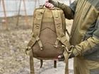Тактический рюкзак Tactic военный рюкзак с системой molle на 40 литров Coyote (Ta40-coyot) - изображение 7