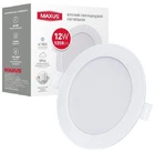 Точечный светильник Maxus RDL 12W 4100K IP44 1200 Lm (1-RDL-1241-IP)