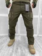 Тактичні штани Soft Shell Olive Camo Elite XXL - зображення 1