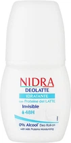 Дезодорант роликовий зволожуючий з молочними протеїнами - Nidra Deolatte Idratante 50ml