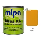 Автокраска 299 Такси 2К акриловая Mipa 1л (без отвердителя)