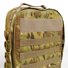 Універсальний тактичний рюкзак 10 літрів, військовий штурмовий рюкзак із щільної тактичної тканини Kiborg Мультикам - зображення 3