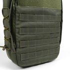 Універсальний тактичний швидкоз'ємний рюкзак 10 літрів, військовий штурмовий рюкзак із щільної тактичної тканини Kiborg Хакі - зображення 8