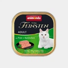 Влажный корм для кошек Animonda Vom Feinsten Adult с индейкой и кроликом 100 г