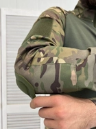 Тактичний військовий костюм Tactical ( Китель + Убакс + Штани ), Камуфляж: Мультикам, Розмір: XXL - зображення 7