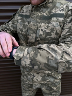Тактичний військовий костюм Статутний ( Кітель + Штани ), Камуфляж: Піксель ЗСУ ММ-14, Розмір: 60/6 - зображення 4