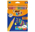 Карандаши цветные BIC Kids Evolution Stripe 18 цветов 950524