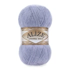 Турецкая пряжа для вязания Alize Angora Gold (ангора голд) 40 голубой
